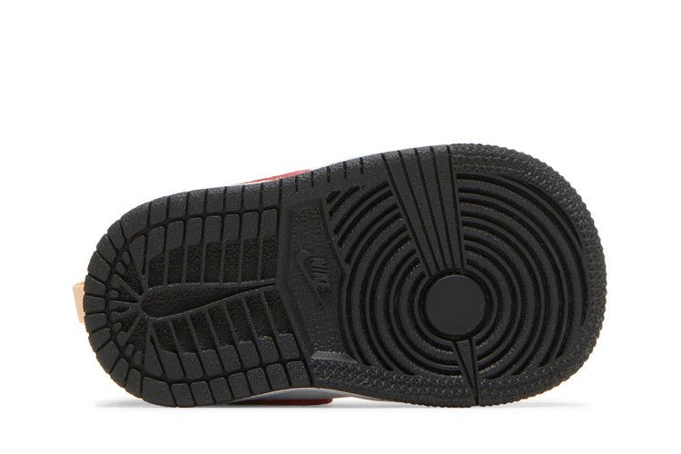 Кроссовки Air Jordan 1 Mid TD 'Light Curry Cardinal Red'