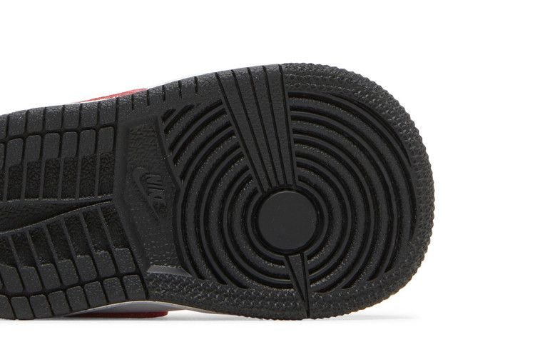 Кроссовки Air Jordan 1 Mid TD 'Light Curry Cardinal Red'