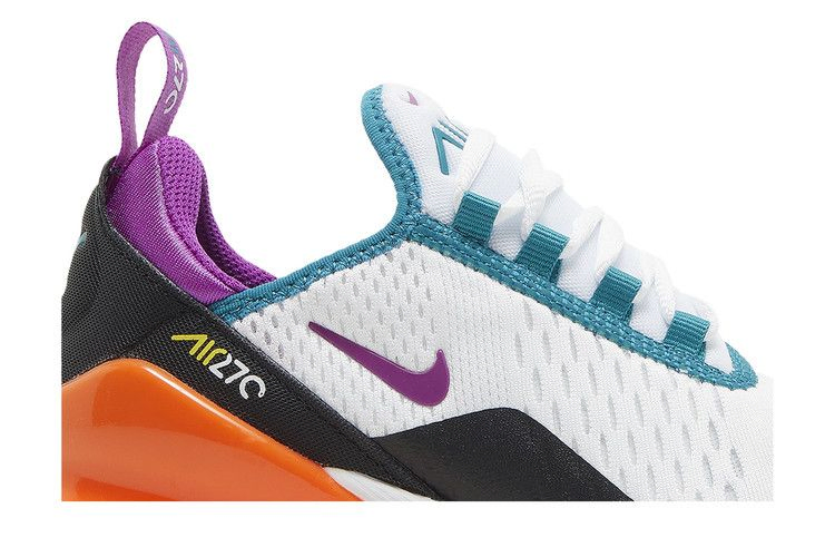 Кроссовки Nike Air Max 270 GS 'White Orange Purple'