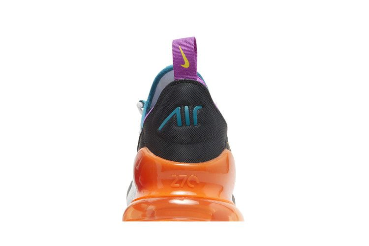 Кроссовки Nike Air Max 270 GS 'White Orange Purple'