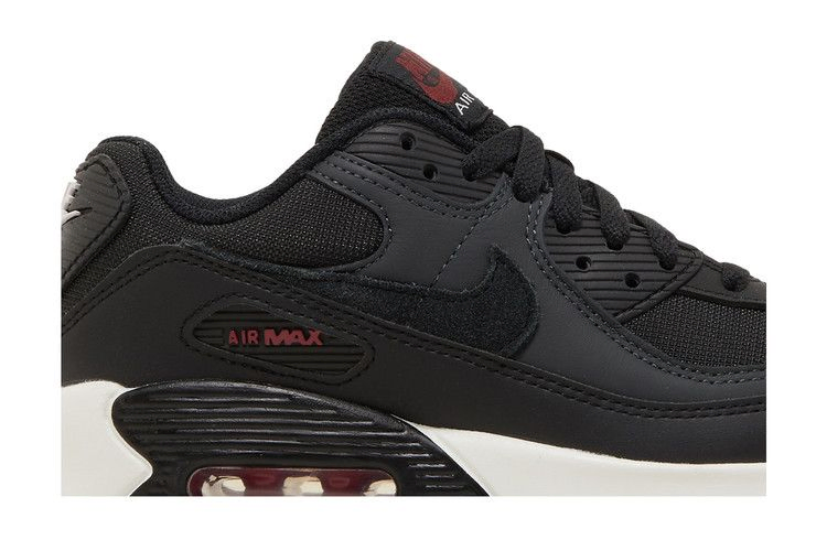 Кроссовки Nike Air Max 90 Leather GS 'Anthracite Team Red'