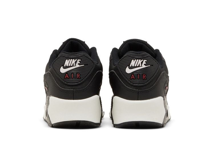 Кроссовки Nike Air Max 90 Leather GS 'Anthracite Team Red'