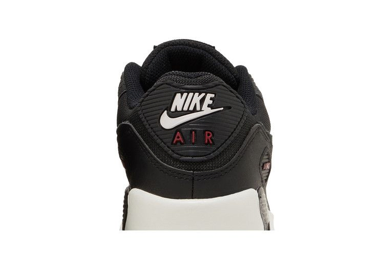 Кроссовки Nike Air Max 90 Leather GS 'Anthracite Team Red'