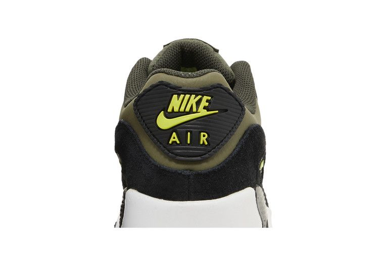 Кроссовки Nike Air Max 90 Leather GS 'Medium Olive Volt'