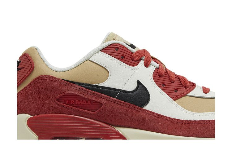 Кроссовки Nike Air Max 90 Leather GS 'Sesame Red Clay'