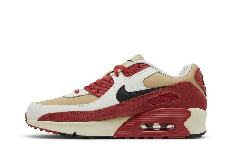 Кроссовки Nike Air Max 90 Leather GS 'Sesame Red Clay'