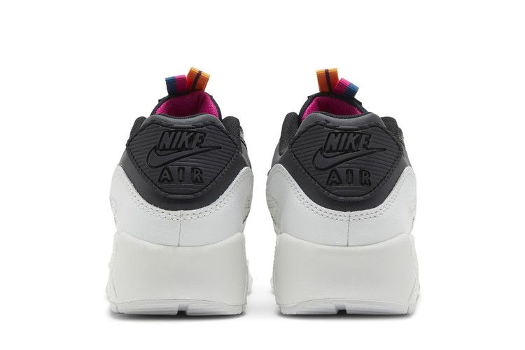 Кроссовки Nike Air Max 90 Leather SE GS 'Off Noir Metallic Pewter'