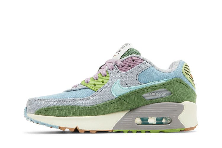Кроссовки Nike Air Max 90 SE GS 'Sun Club - Worn Blue Treeline'