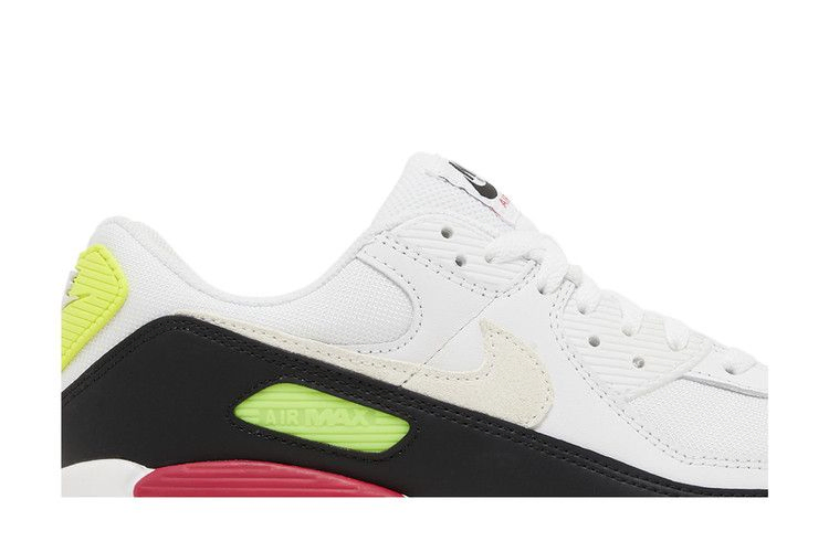 Кроссовки Nike Air Max 90 'White Volt Rush Pink'