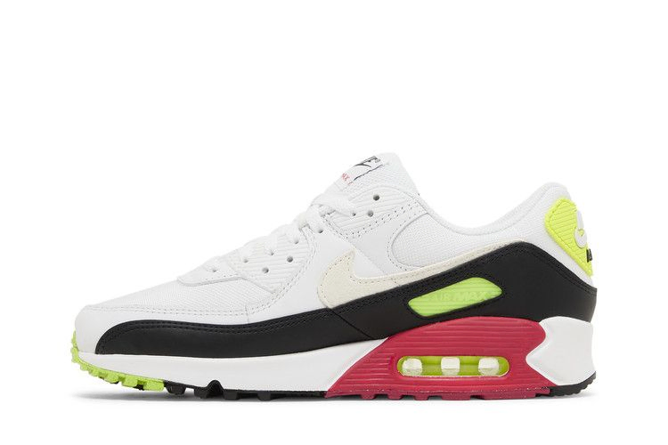 Кроссовки Nike Air Max 90 'White Volt Rush Pink'