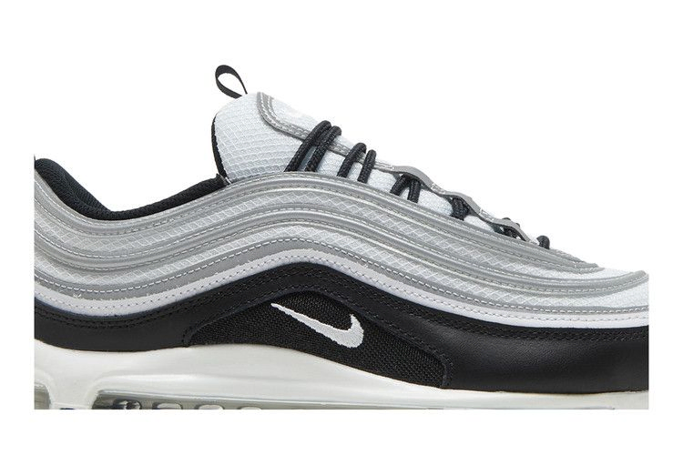 Nike air max 97 silver and black hotsell