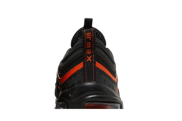 Кроссовки Nike Air Max 97 GS 'Black Safety Orange'