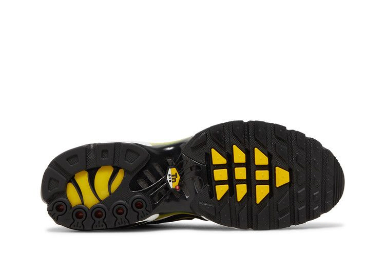 Nike tn air black and yellow best sale