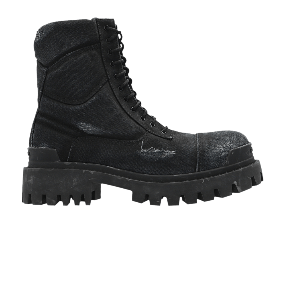 Кроссовки Balenciaga Combat Strike Boot 'Worn-Out - Black'