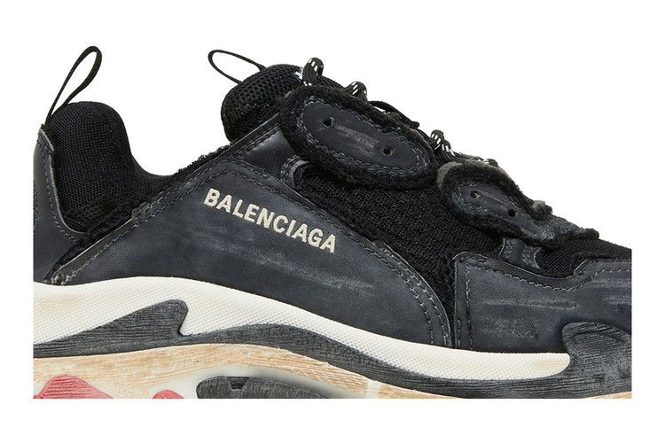 Кроссовки Balenciaga Triple S Sneaker 'DIY - Black Red'