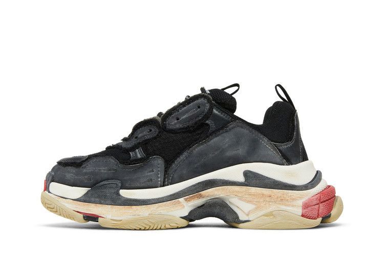 Кроссовки Balenciaga Triple S Sneaker 'DIY - Black Red'