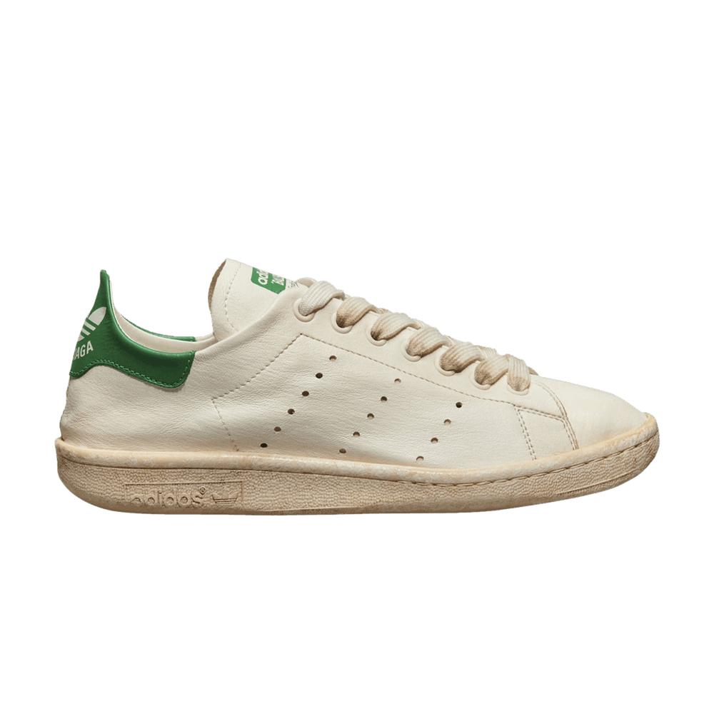 Balenciaga x Adidas Wmns Stan Smith Worn Out Off White Green IG9944