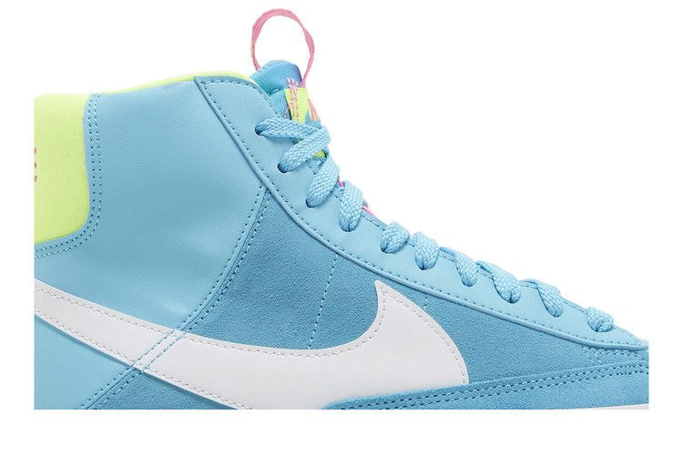 Кроссовки Nike Blazer Mid '77 GS 'Dance - Baltic Blue Volt Pink'