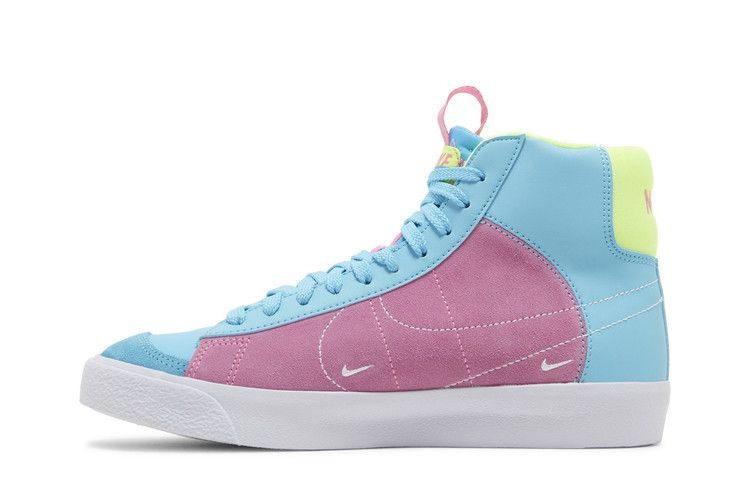 Кроссовки Nike Blazer Mid '77 GS 'Dance - Baltic Blue Volt Pink'
