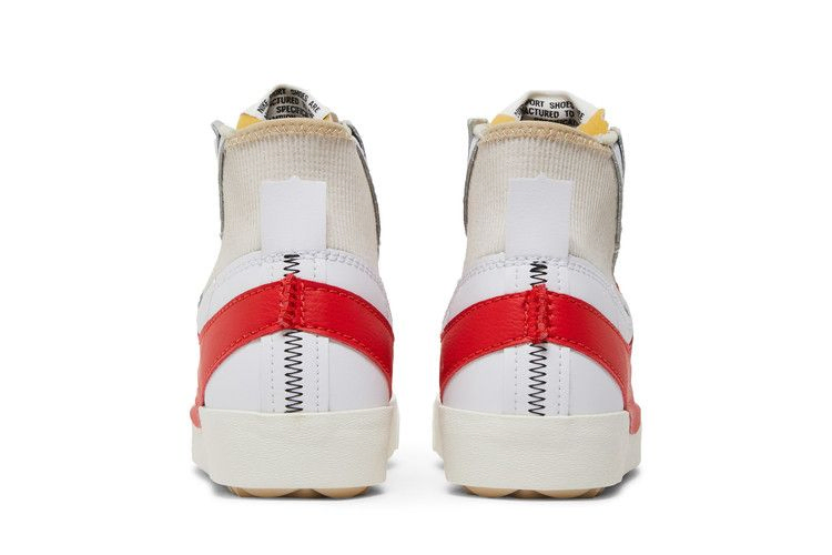 Кроссовки Nike Blazer Mid '77 Jumbo 'White Habanero Red'