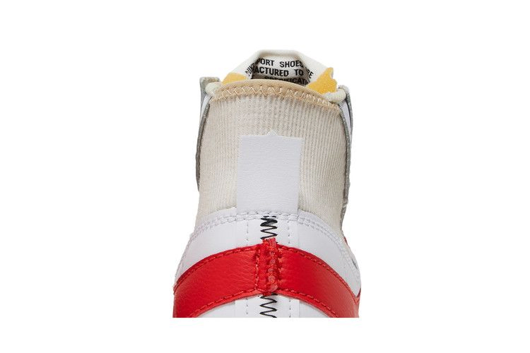 Кроссовки Nike Blazer Mid '77 Jumbo 'White Habanero Red'