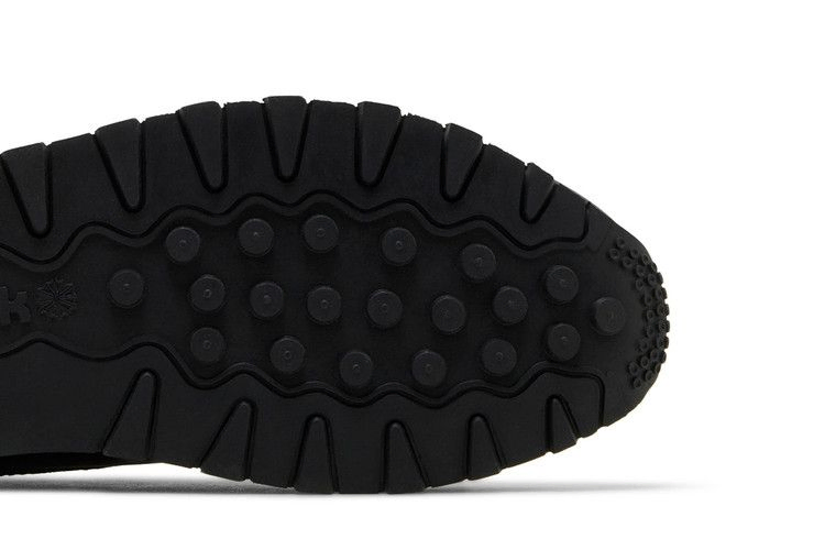 Кроссовки Reebok Classic Leather Big Kid 'Triple Black'