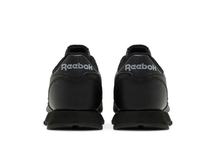 Кроссовки Reebok Classic Leather Big Kid 'Triple Black'