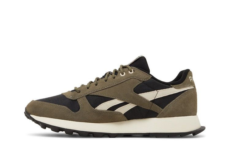 Кроссовки Reebok Classic Leather 'Black Army Green'