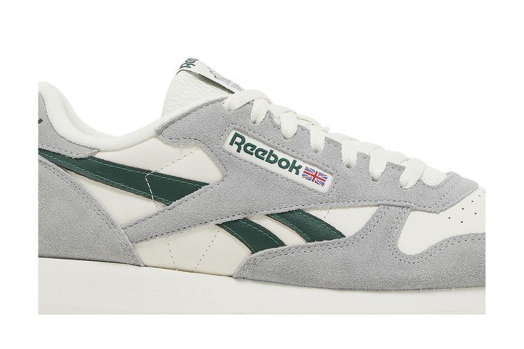 Кроссовки Reebok Classic Leather 'Pure Grey Dark Green'