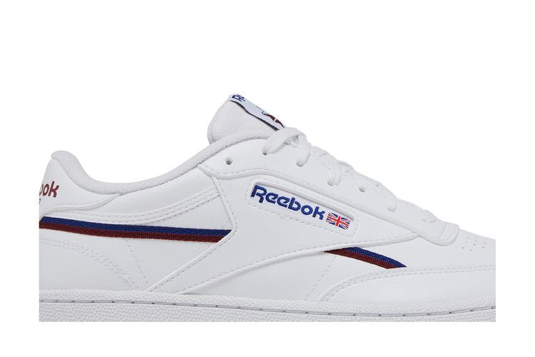Кроссовки Reebok Club C 85 Vegan 'White Classic Burgundy'