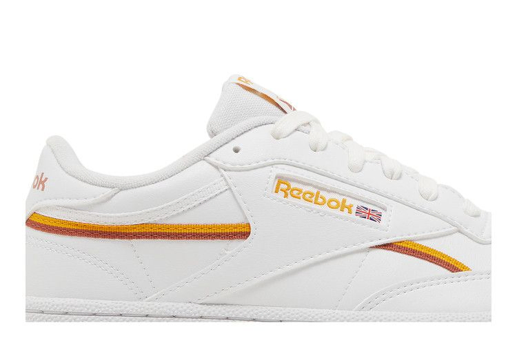 Кроссовки Reebok Club C 85 Vegan 'White Collegiate Gold'