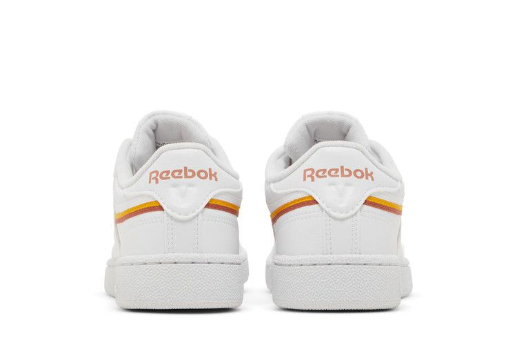 Кроссовки Reebok Club C 85 Vegan 'White Collegiate Gold'