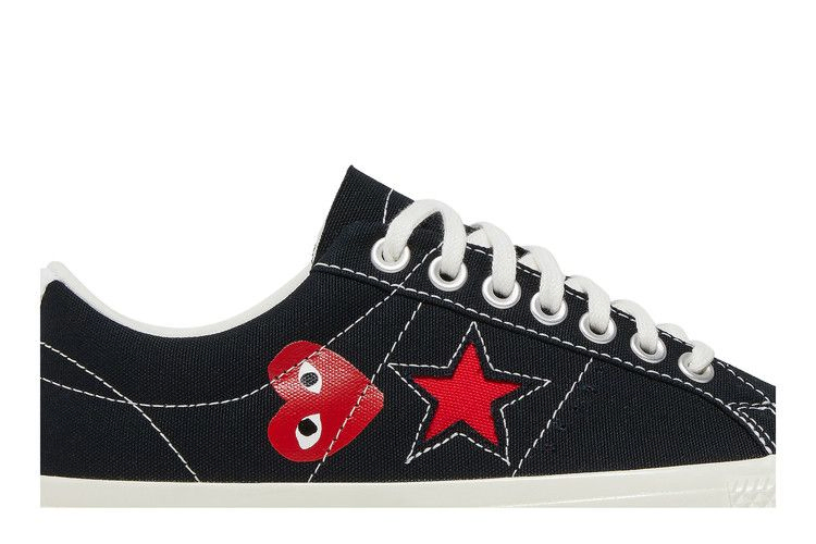 Кроссовки Converse Comme des Garçons Play x One Star 'Black White'