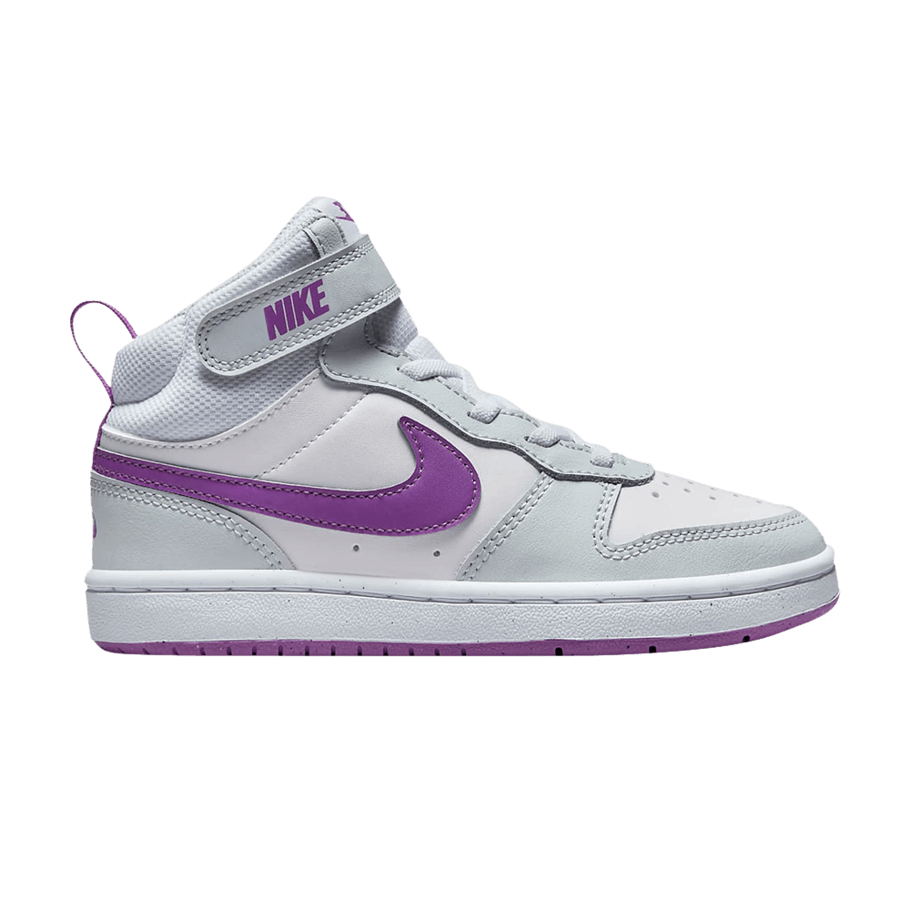 Nike Court Borough Mid 2 PS Pure Platinum Vivid Purple CD7783 009