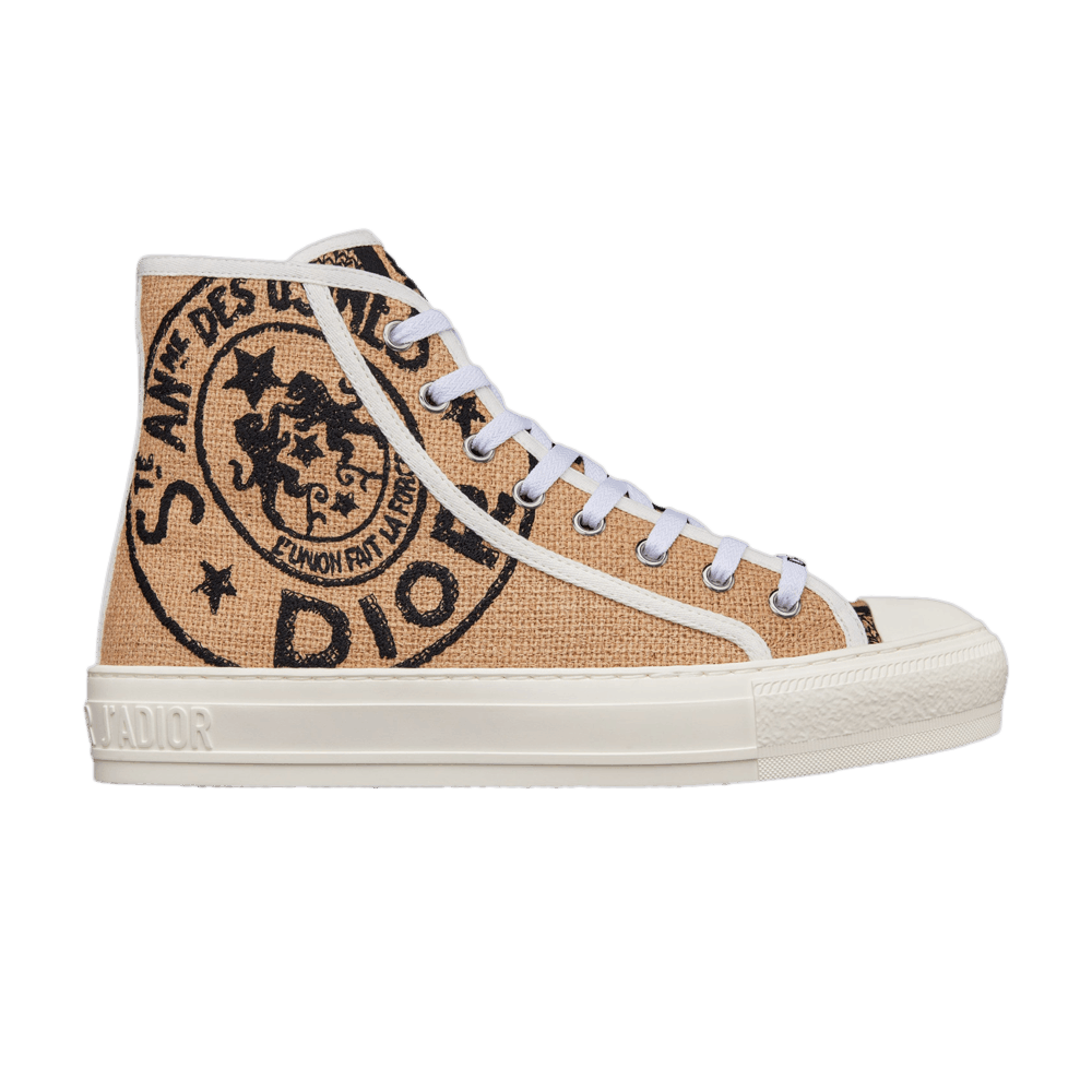 Кроссовки Dior Wmns Walk'N'Dior High 'Union Print - Raw Beige'