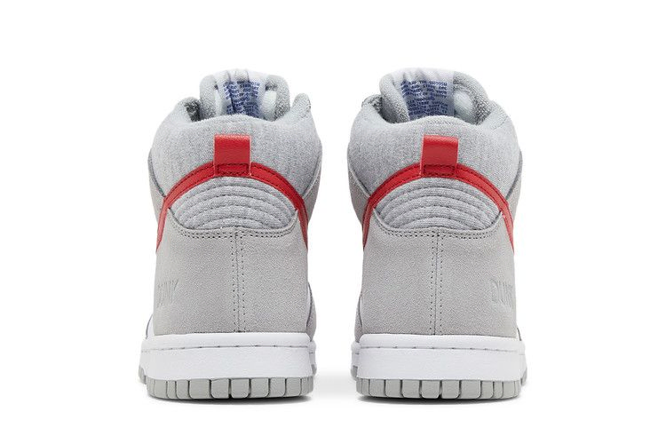 Кроссовки Nike Dunk High SE GS 'Athletic Club - Light Smoke Grey Gym Red'