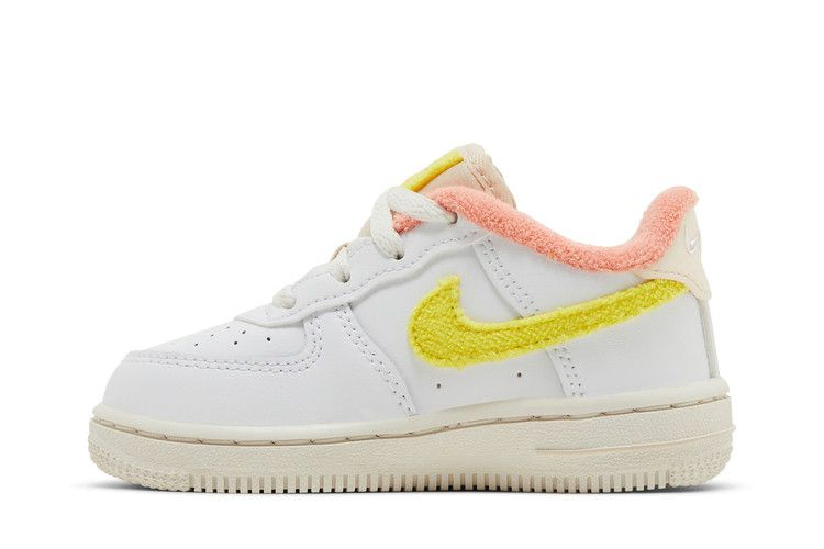 Кроссовки Nike Force 1 LV8 TD 'White Yellow Strike'