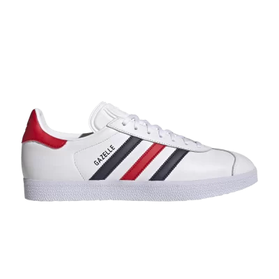 adidas Gazelle 'White Legend Ink Red'