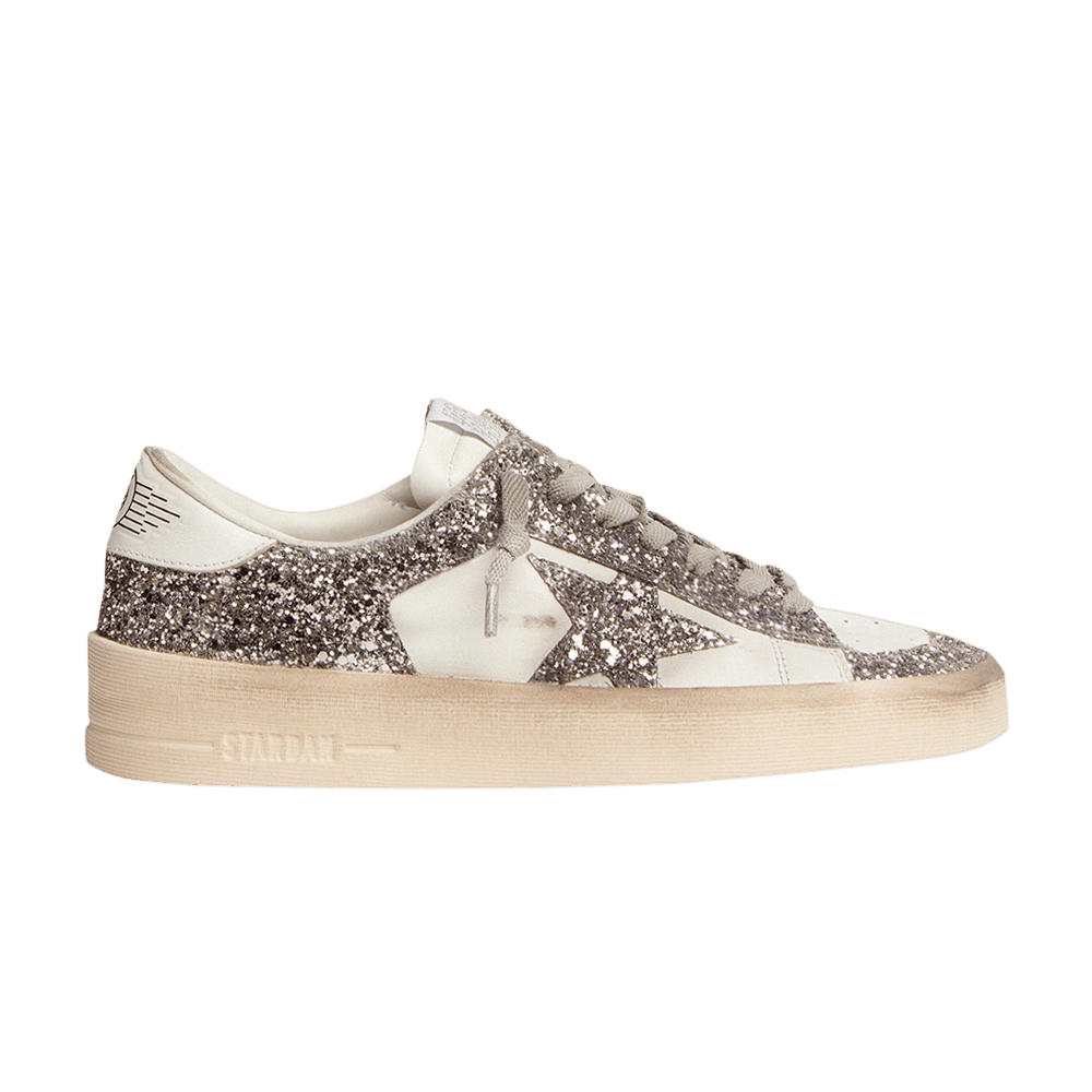 Кроссовки Golden Goose Wmns Stardan 'White Silver Glitter'