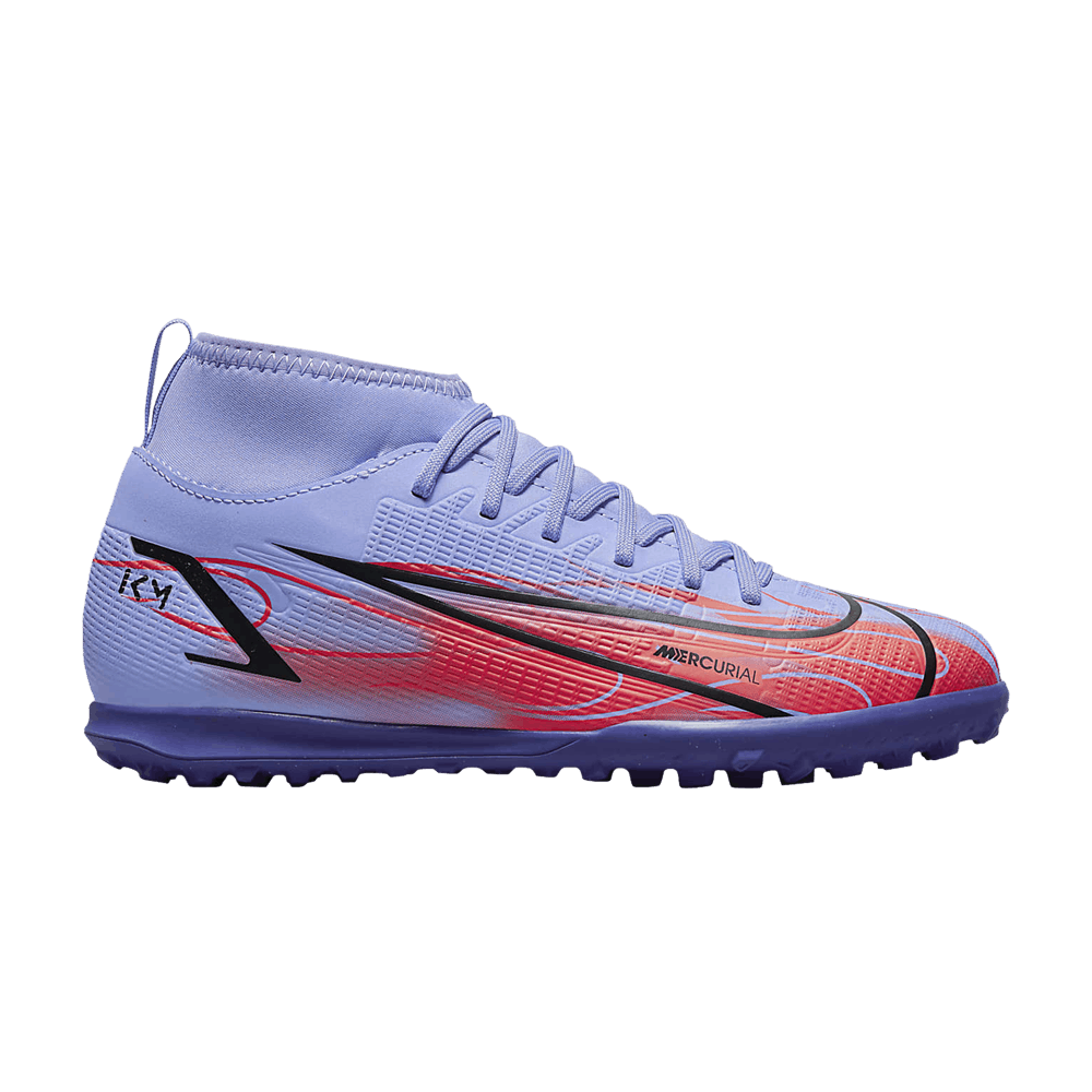 Nike Kylian Mbappe x Mercurial Superfly 8 Club TF GS Flames DB0934 506