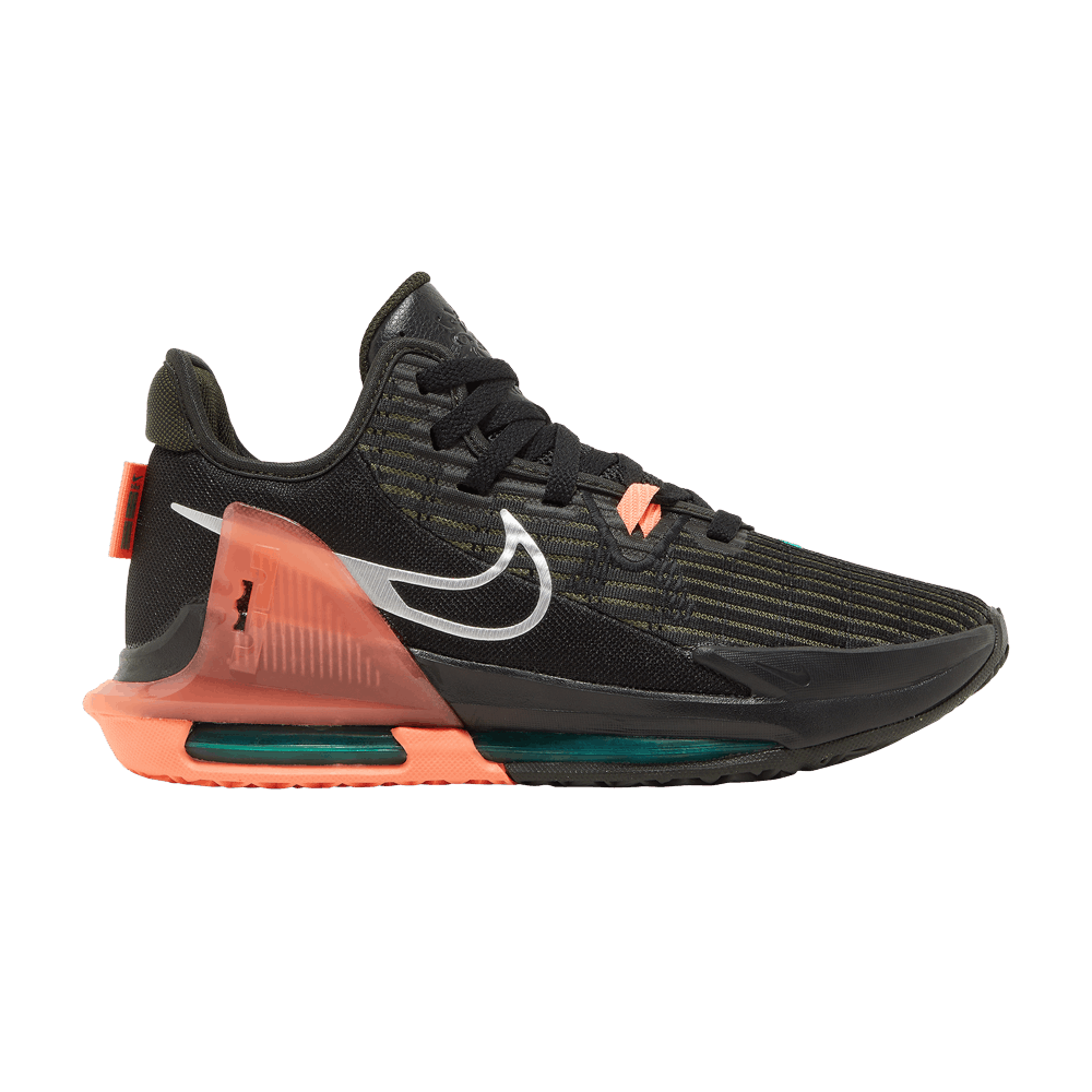 Nike LeBron Witness 6 Black Sequoia Crimson Pulse CZ4052 001