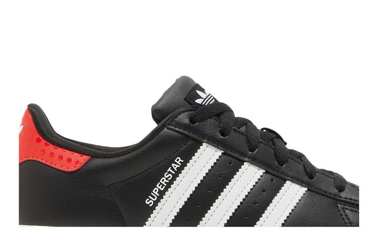 Кроссовки adidas LEGO x Superstar Big Kid 'Core Black Red'