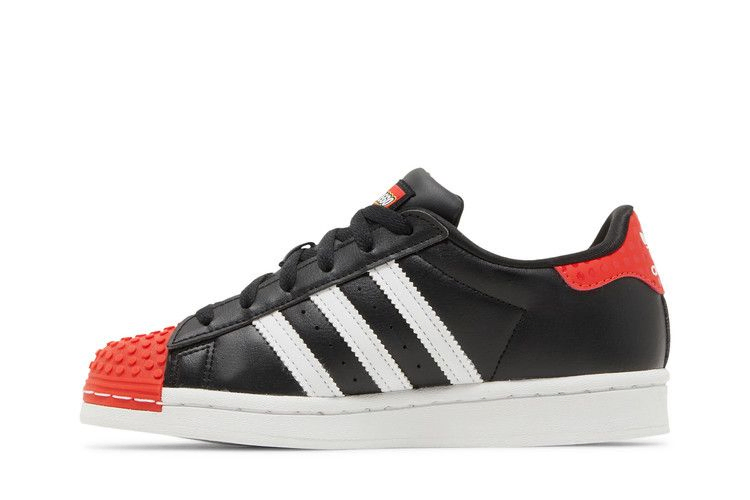 Кроссовки adidas LEGO x Superstar Big Kid 'Core Black Red'