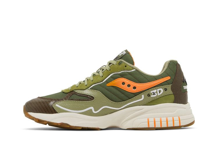 Кроссовки Saucony Maybe Tomorrow x 3D Grid Hurricane 'Tortoise'