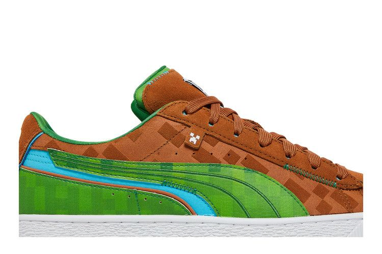 Кроссовки Puma Minecraft x Suede 'Grass Block'