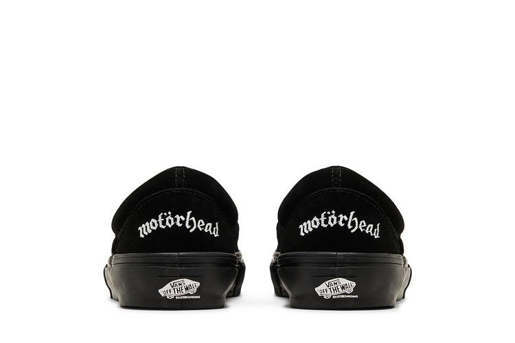 Кроссовки Vans Motorhead x Skate Slip-On 'Black'