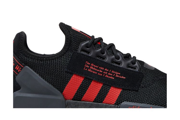 Кроссовки adidas NMD_R1 V2 'Black Vivid Red'
