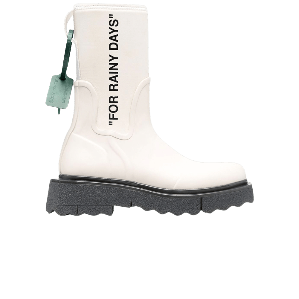 Кроссовки Off-White Wmns Sponge Rubber Rain Boot 'For Rainy Days - White'