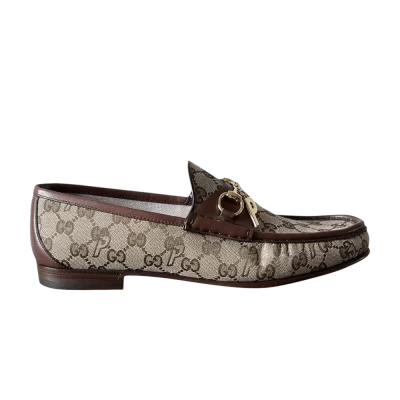 Palace x Gucci GG-P Canvas Horsebit Loafer 'Beige'