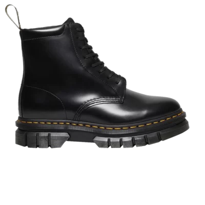 Dr. Martens Rikard Smooth Leather Platform Lace Up Boots 'Black'